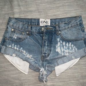 One teaspoon bandit jean shorts